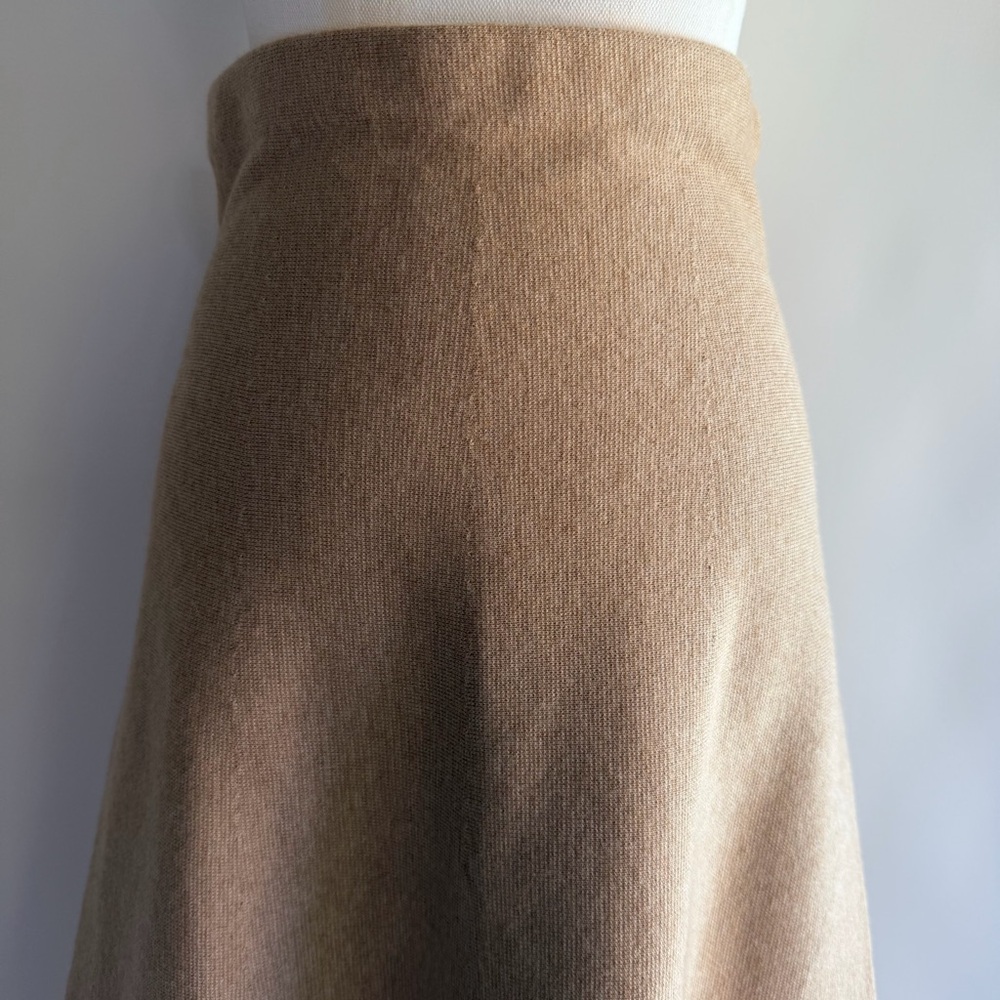 NWT Banana Republic Wool Blend Midi A-Line Skirt - sz S - Picture 2 of 7